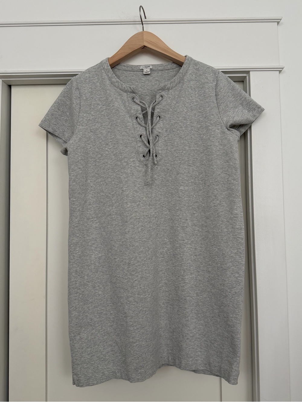 J. Crew TShirt Dress in Heathered Gray